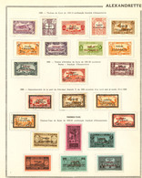 * ALEXANDRETTE.Collection. 1938 (Poste, PA, Taxe), Complète Dont Les 13 à 16 Obl. - TB - Other & Unclassified