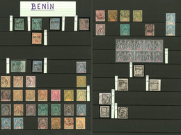 Collection. 1892-1894 (Poste, Taxe), Valeurs Moyennes Diverses, Qqs Doubles Et Obl. - TB - Andere & Zonder Classificatie