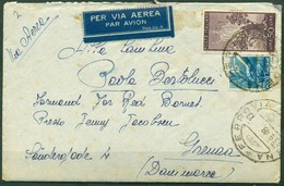 V9818 ITALIA REPUBBLICA 1948 Aerogramma Affrancato Con Democratica 50 L. + 15 L., Da Modena 13.9.48 Per La Danimarca, - 1946-60: Marcophilie