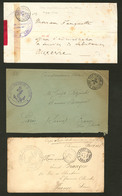 Lettre Corps Expéditionnaire De Chine. 3 Enveloppes 1900-1917, En FM Avec Cachets Et Mentions Divers. - TB - Altri & Non Classificati