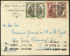 Lettre Nos 82 Paire + 116 + 118, Obl Cachet Paquebot Portugais Déc 1937 Pour Paris. - TB - Other & Unclassified