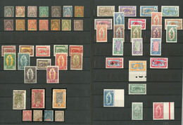 * Collection. 1892-1933 (Poste, Taxe, C.Px), Valeurs Et Séries Moyennes Dont Les Type Groupe Obl. - TB Ou B - Other & Unclassified