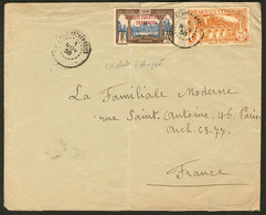 Lettre No 100 + Congo 120, Obl Cad échoppé "Fort Archambault" Sur Enveloppe De Nov 38 Pour Paris. - TB - Autres & Non Classés