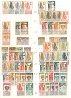 ** Collection. 1910-1933 (Poste, Taxe), Valeurs Moyennes Et Séries Complètes. - TB - Andere & Zonder Classificatie