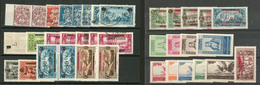 * Collection. Variétés. 1924-1942 (Poste, PA), Petites Et Moyennes Valeurs Diverses, Qqs Ex ** Ou Obl. - TB - Other & Unclassified