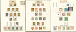 * Collection. 1884-1947 (Poste, PA, Taxe), Valeurs Moyennes Et Séries Complètes, Qqs Ex Obl. - TB - Andere & Zonder Classificatie