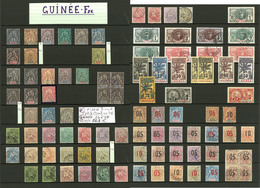 Collection. 1892-1941 (Poste, PA, Taxe), Des Valeurs Et Séries Moyennes, Des Doubles Et Obl Diverses. - TB - Other & Unclassified