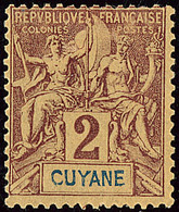 * Légende "CUYANE". No 31 (Maury 30c). - TB (cote Maury) - Other & Unclassified