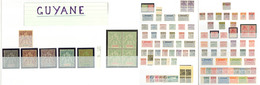 ** Collection. 1892-1947 (Poste, PA, Taxe), Des Valeurs Moyennes Et Diverses Séries, + Inini Complet. - TB - Other & Unclassified