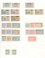 ** HAUT-SENEGAL ET NIGER. Collection. 1906-1917 (Poste, Taxe), 23 Ex Manquants. - TB - Autres & Non Classés