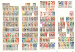 ** Collection. 1892-1954 (Poste, PA, Taxe, BF), Valeurs Moyennes Et Séries Complètes. - TB - Autres & Non Classés
