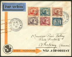 Lettre Poste Aérienne. Vol Spécial Saïgon-Nhatrang Mai 32 Par Nogues. Enveloppe Air-Orient Afft N°150 à 154 + 158. - TB - Other & Unclassified