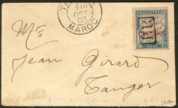Lettre "P.P.". No 18, Sur Enveloppe Locale De Tanger 10.10.1903 (1er Jour). - TB. - R (cote Maury) - Andere & Zonder Classificatie