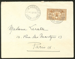 Lettre No 45, Obl Cad Inter Island Avril 34 Sur Enveloppe Pour La France. - TB - Altri & Non Classificati