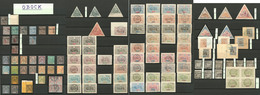 Collection. 1892-1894 (Poste, Taxe), Des Valeurs Moyennes, Des Doubles, Nuances Et Belles Obl Diverses. - TB - Altri & Non Classificati