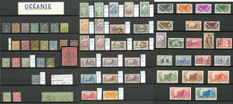 Collection. 1892-1955 (Poste, PA, Taxe), Valeurs Moyennes Et Séries Complètes, Des Doubles Et Obl Diverses. - TB - Andere & Zonder Classificatie