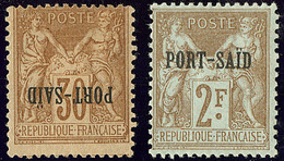 * Nos 12a (fortes Charnières), 17. - TB - Other & Unclassified