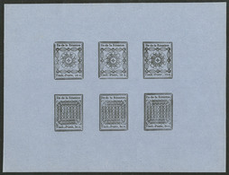 (*) Réimpression. Nos 1a Et 2a Sur Petit Feuillet De Six. - TB (cote Maury) - Andere & Zonder Classificatie