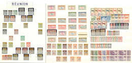 ** Collection. 1885-1947 (Poste, PA, Taxe), Des Valeurs Et Séries Moyennes, Qqs Ex *, Doubles Et Bloc De Quatre. - TB - Other & Unclassified