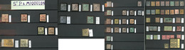 Collection. 1885-1956 (Poste), Des Valeurs Et Séries Moyennes, Divers Doubles, Taxe, CPx Et Modernes. - TB - Altri & Non Classificati