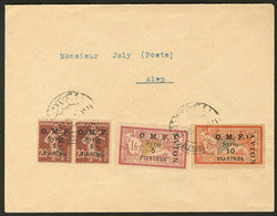 Lettre Poste Aérienne. Nos 7 Paire + 8 + 9, Obl Alexandrette 1921 Pour Alep. - TB - Other & Unclassified