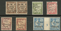 * Taxe. Variétés. Nos 9a En Paire Avec 9, 10, 11, 30, 31, Poste 16 Paire Mill. 4. - TB - Other & Unclassified