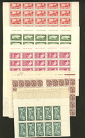 ** Lot. 1920-1925 (Poste), Valeurs Diverses Entre Les N°83/161 Et PA 86, En Feuilles Ou Panneaux De 25. - TB - Other & Unclassified