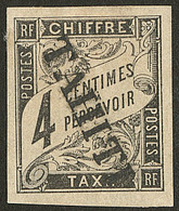 * Taxe. No 4, Gomme Très Diminuée Sinon TB - Other & Unclassified