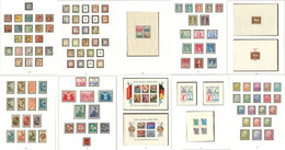 * Collection. 1900-1972 (Poste, PA, BF, Service), Bonnes Valeurs Dont Iposta, Réforme Monétaire**, Polarfahrt, Etc., Des - Other & Unclassified