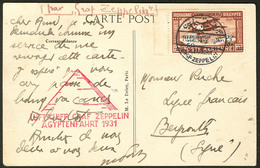 Lettre EGYPTE. Poste Aérienne. No 2, Sur CP Zeppelin Avec CS 1931, Pour Beyrouth. - TB - Sonstige & Ohne Zuordnung