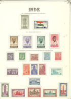 * INDE. Collection. 1947-1957 (Poste), Complète Du N°1 Au 89 Dont N°6, + Bosnie 29 à 44. - TB - Sonstige & Ohne Zuordnung