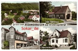 AK Rödinghausen Am Wiehengebirge,  Cafe, Kaufhaus, Nordrhein-Westfalen,  Kreis Herford Bezirk Detmold - Herford