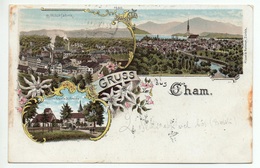 LITHO Gruss Aus CHAM Milch Fabrik - Cham