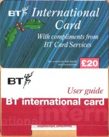 United Kingdom - BT Christmas International Card, With Compliments, Exp.Day 30/6/97, Used - BT Global Cards (Prepaid)