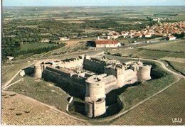 Salses Le Chateau Fort Vu Du Ciel  CPM Ou CPSM - Salses