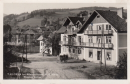 AK - NÖ - TAUCHEN Bei Mönichkirchen - Pension Notter Mit Pferdefuhrwerk 1938 - Neunkirchen