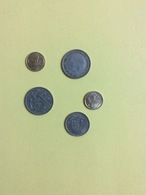 Lot De 5 Pièces Espagnoles : 65 Pesetas (25 P, 1957- 5 P , 1957/89/90) - Sonstige & Ohne Zuordnung