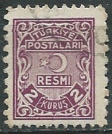 Turquie - Service - Yvert N° 3 Oblitéré  - Abc 30501 - Used Stamps