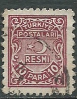 Turquie - Service - Yvert N° 1 Oblitéré  - Abc 30503 - Used Stamps