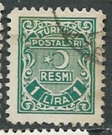 Turquie - Service - Yvert N°11 Oblitéré  - Abc 30506 - Used Stamps