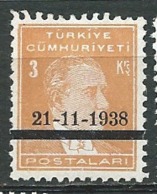 Turquie - -  Yvert  N°   911A*    -  Abc 30622 - Nuovi
