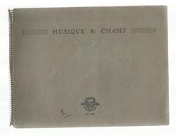 Cahier De Musique, 20 Pages , 4 Scans ,  Frais Fr 3.75 E - Other & Unclassified