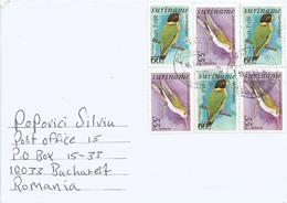 Suriname 2014 Paramaribo Black-headed Parrot Pionites Melanocephala Overprint Kolibri Cover - Papagayos