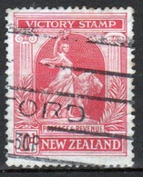 New Zealand 1920 King George V 1d Carmine Red Stamp From The Victory Set. - Gebruikt