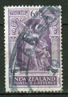 New Zealand 1920 King George V 6d Violet Stamp From The Victory Set. - Usati
