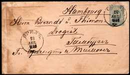 Finland To Germany Postal Stationery 1886 - Covers & Documents