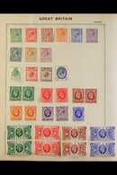OLD TIME "WORLDWIDE" A19BUM With Issues Up To The 1960s But With More Interesting 1930s Mint Ranges. Note Better GB With - Andere & Zonder Classificatie