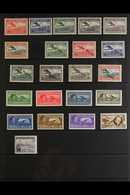 AIR POST ISSUES 1925-1952 Fine Mint All Different Collection. With 1925 10q To 3f (Mi 127/32), 1927 Republic Overprinted - Albanie