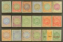 1903-16 MINT "BADGE OF COLONY" SELECTION Presented On A Stock Card. Includes 1903-07 CC Wmk Set To 1s Plus 2s6d, 1908-17 - Other & Unclassified