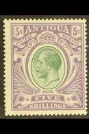 1913 5s Grey Green And Violet, Geo V, SG 51, Fine Mint. For More Images, Please Visit Http://www.sandafayre.com/itemdeta - Other & Unclassified